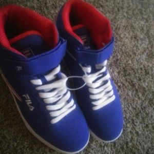 Blue Fila Sneakers